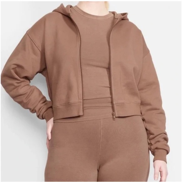 🪽SOLD🪽Skims Outdoor Fleece Zip Up Hoodie 🐫 - Picture 4 of 16